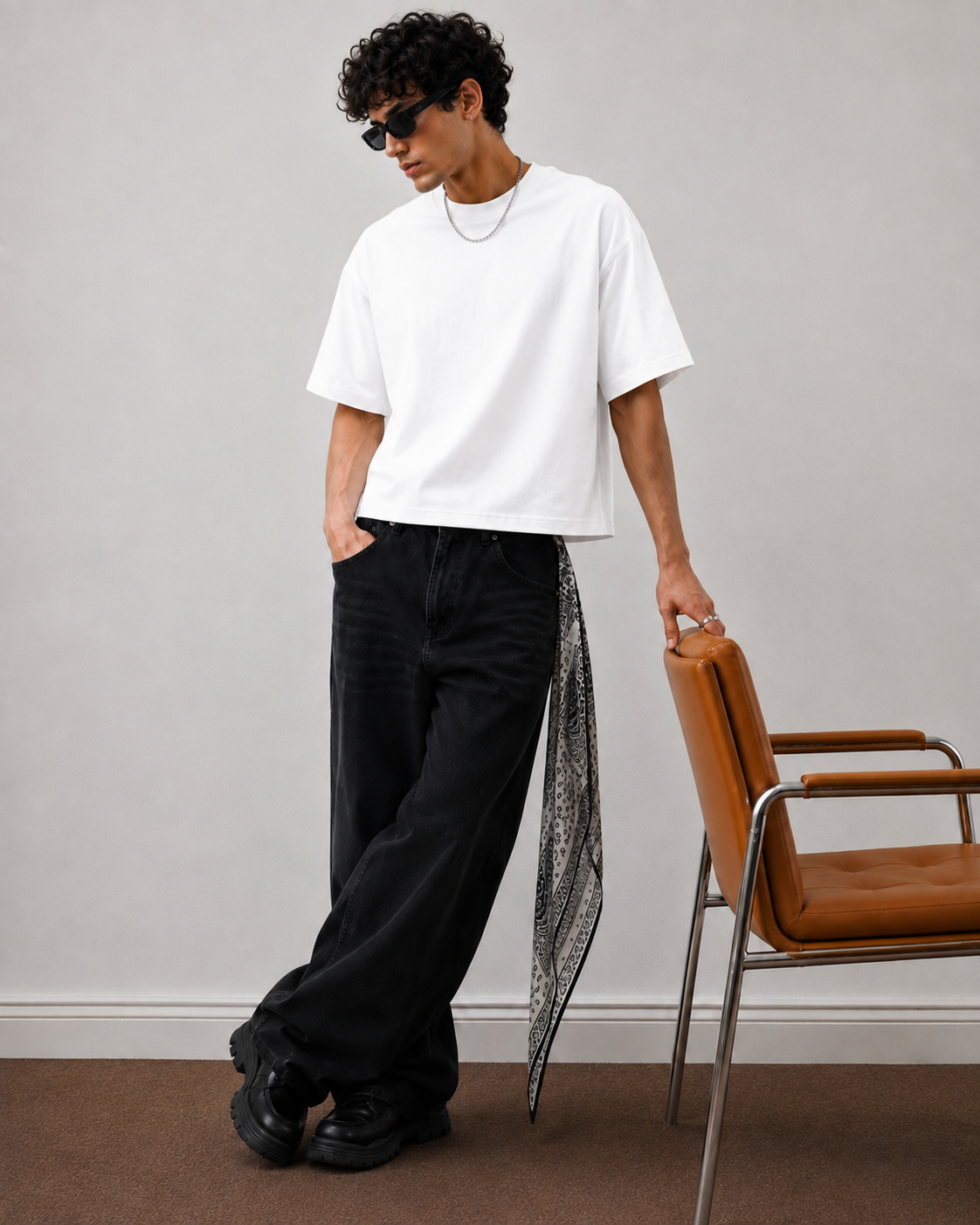 Tyrovix Boxy Fit T-Shirt 240 GSM Pure Cotton White