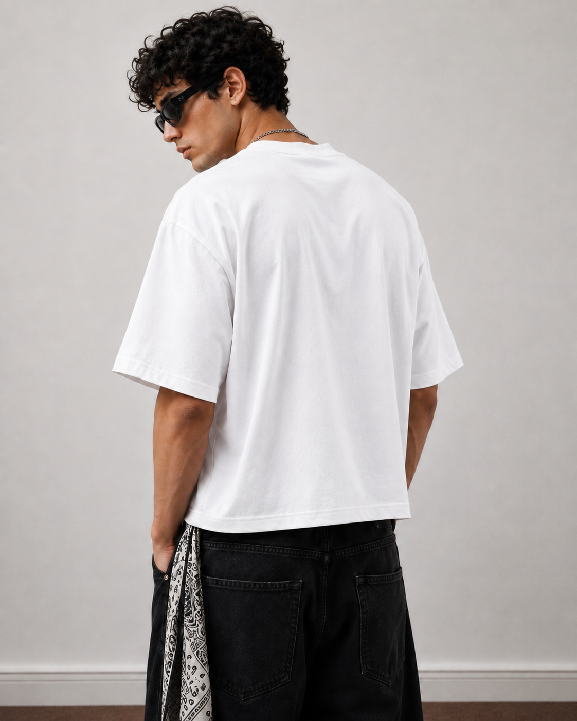 Tyrovix Boxy Fit T-Shirt 240 GSM Pure Cotton White