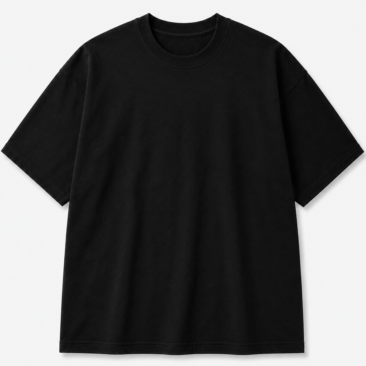 Tyrovix Boxy Fit T-Shirt 240 GSM Pure Cotton Black