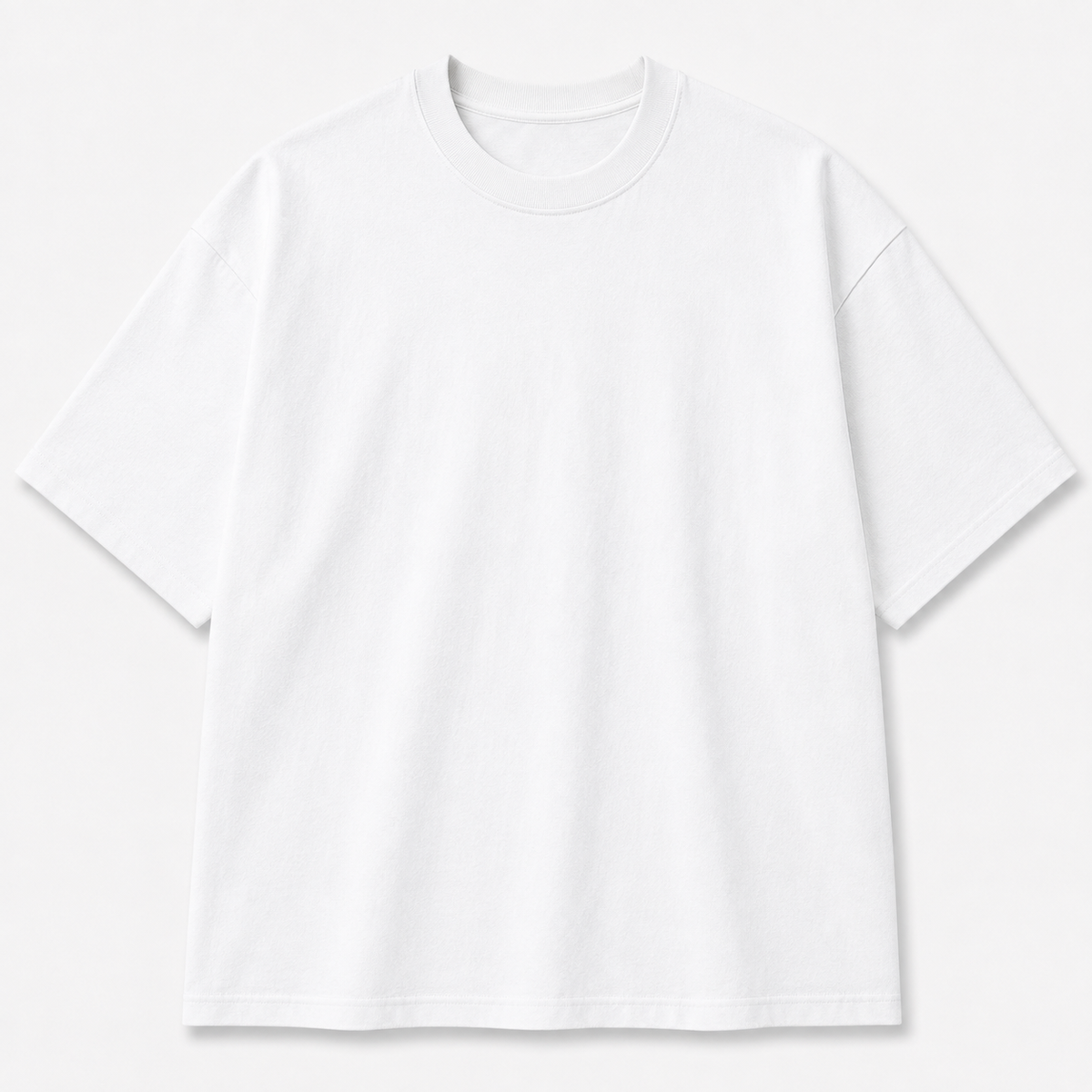 Tyrovix Boxy Fit T-Shirt 240 GSM Pure Cotton White
